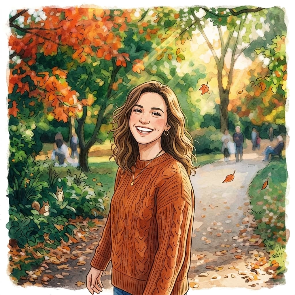 Example post: anime-style influencer portrait